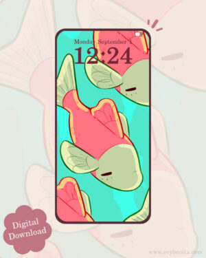 Calm Salmon Run Digital Wallpaper Pack