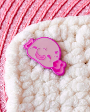 Rosy Blobfish Enamel Pin Badge
