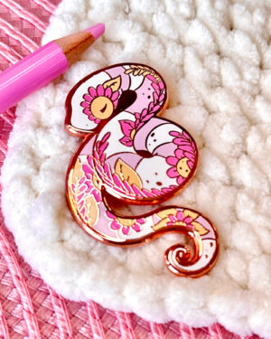 Blossom Sea Krait Enamel Pin Badge