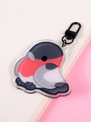 Bullfinch Acrylic Keychain