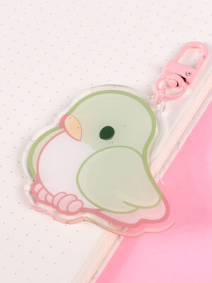 Chiffchaff Bird Acrylic Keychain
