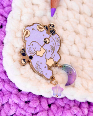 Cosmic Toad Enamel Pin Badge