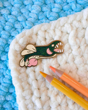 Cosmos Barbeled Dragonfish Enamel Pin Badge