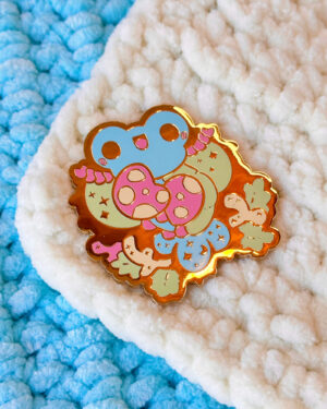 Peacock Mantis Shrimp Enamel Pin Badge