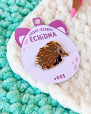 Echidna Enamel Pin Badge