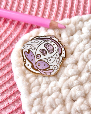 Galactic Manta Ray Enamel Pin Badge