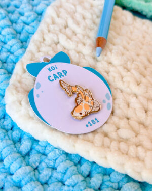 Hariwake Koi Carp Enamel Pin Badge