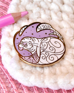 Galactic Monk Seal Enamel Pin Badge