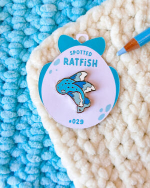 Icy Ratfish Enamel Pin Badge