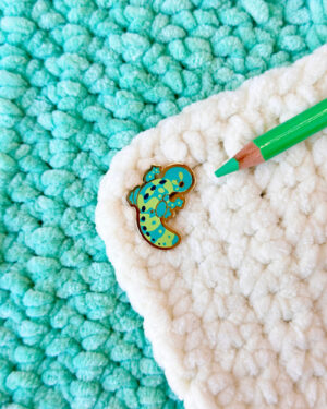 Iguana Enamel Pin Badge