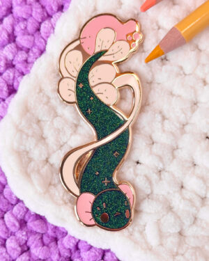 Cosmos Dragonfish Enamel Pin Badge