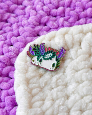 Jorunna Funebris Nudibranch Enamel Pin Badge