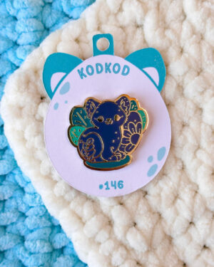 Kodkod Cat Enamel Pin Badge