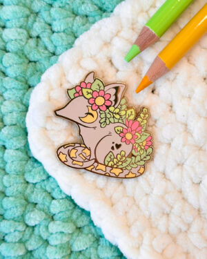 Lullaby Bandicoot Enamel Pin Badge