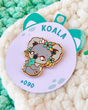 Leafy Koala Enamel Pin Badge