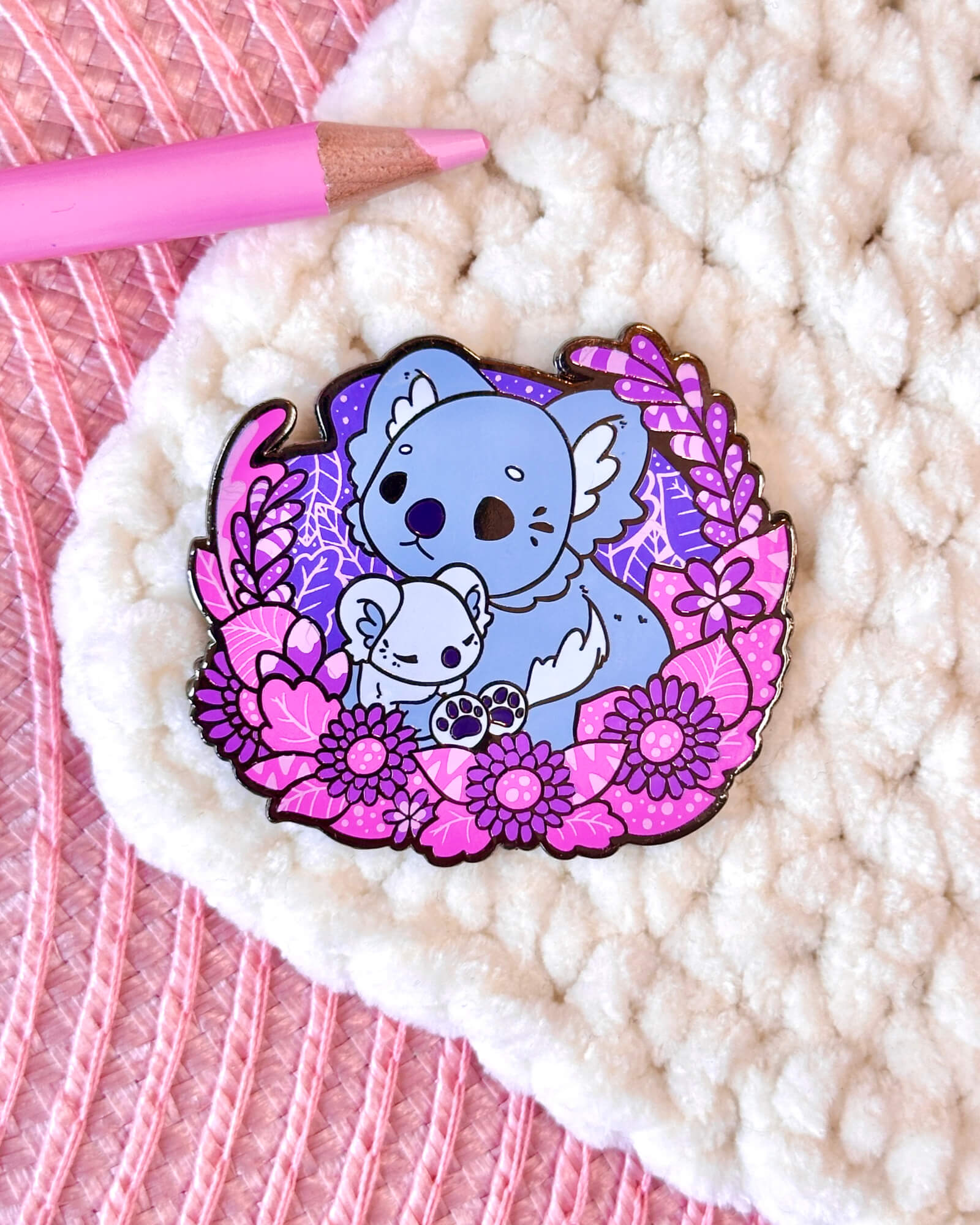 Midnight Koala Family Enamel Pin - Designed By Evy Benita (2) - Evy Benita