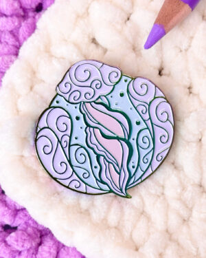 Nebulae Jellyfish Enamel Pin Badge