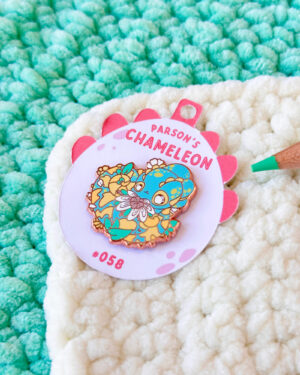 Parson's Chameleon Enamel Pin Badge