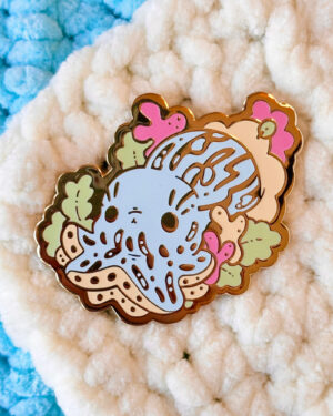 Pyjama Squid Enamel Pin Badge