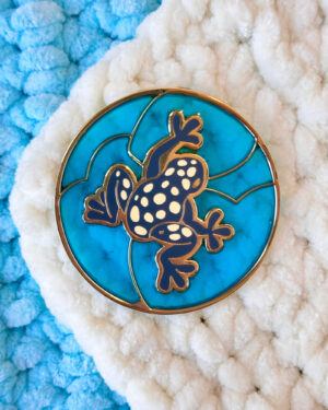 Santiago Poision Dart Frog Enamel Pin Badge