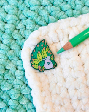 Costasiella Kuroshimae Sea Slug Enamel Pin Badge