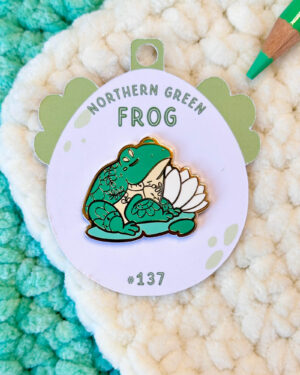 Spiny Toad Enamel Pin Badge