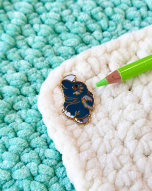 Sumatran Rhinoceros Enamel Pin Badge