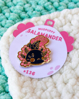Exploring Mudpuppy Salamander Enamel Pin Badge