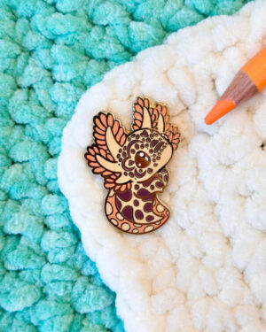 Taylor Salamander Enamel Pin Badge