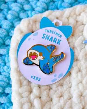 Thresher Shark Enamel Pin Badge