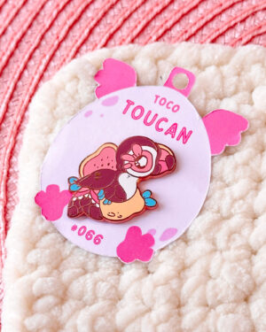 Toco Toucan Enamel Pin Badge