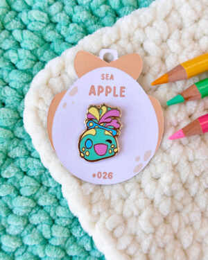 Tropical Sea Apple Enamel Pin Badge