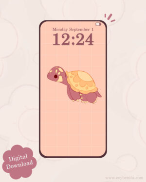 Wallpaper Autumn Turtles 4 - Evy Benita