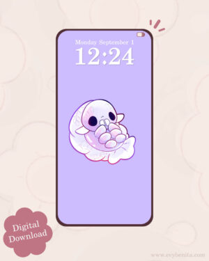 Curious Isopod Digital Wallpaper