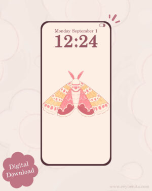 Bella Moth Digital Wallpaper