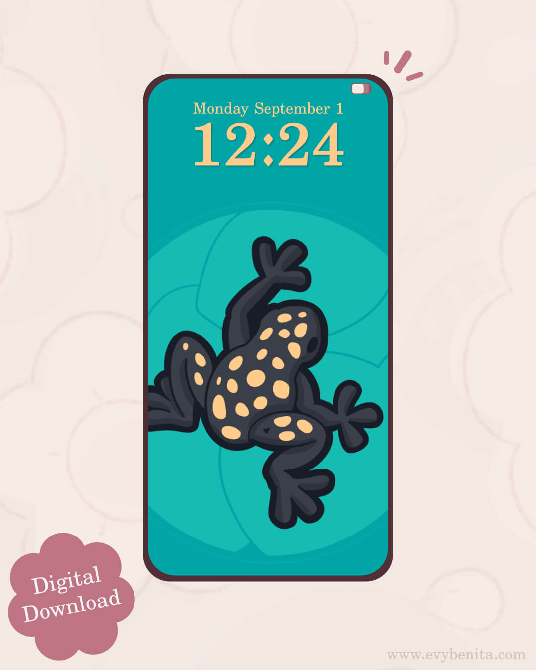Wallpaper Pack Santiago Poison Frog - Evy Benita
