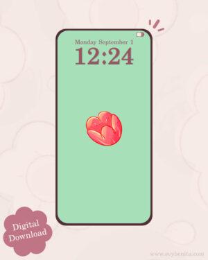 Open Tulip Digital Wallpaper