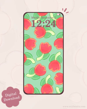 Tulip Dreams Digital Wallpaper