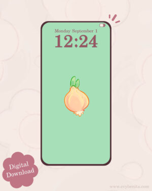 Tulip Bulb Digital Wallpaper