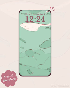 Stingray River Dreams Digital Wallpaper