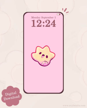 Happy Sea Star Digital Wallpaper