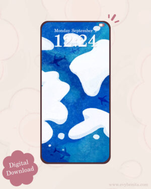 Frozen Seas Digital Wallpaper