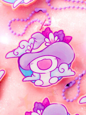 Lottie's Witchy Hat Acrylic Keychain