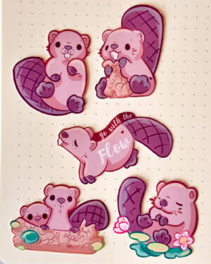 North American Raccoon Sticker Pack