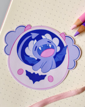 DracuLotl Lotlgotchi Sticker