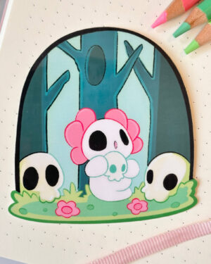 Lottie's Graveyard Sticker
