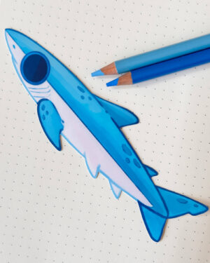 Mako Shark Long Sticker