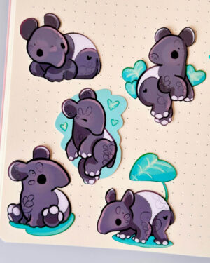 Malayan Tapir Sticker Pack