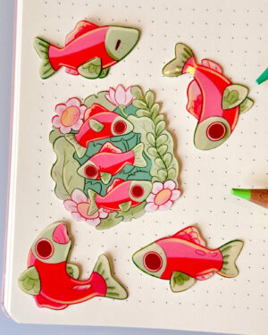 Sockeye Salmon Sticker Pack